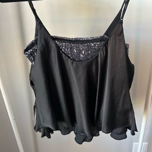 Free People sequin tank top